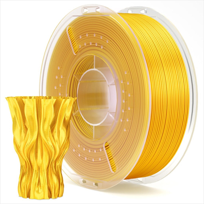 Pla silk elegoo filament 1kg 1.75mm, Silk Gold, medium