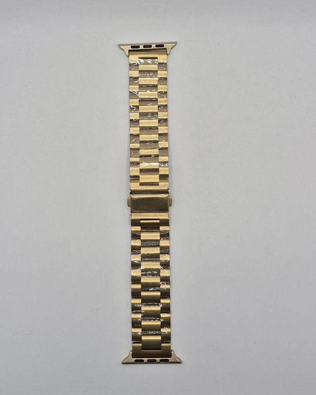Apple watch strap - metallic gold-null