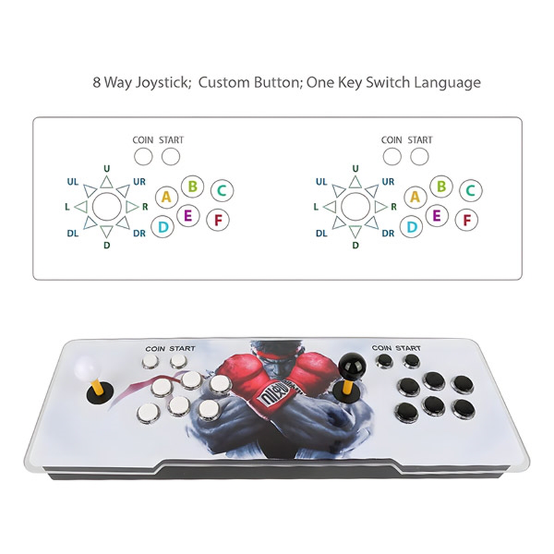 Ηλεκτρονική κονσόλα stick arcade HD pandora plus, , medium-null