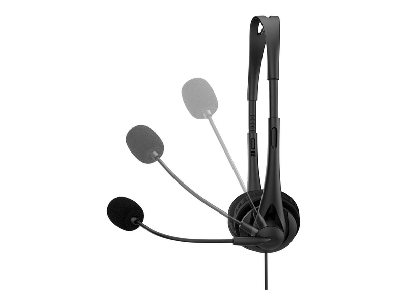 Hp g2 / headset / on-ear / wired / USB / shadow black / for hp 245 g9, 256 g8, 25x g9; elitebook 1040 g9, 64x g9, 65x g9; probook 44x g9, 45x g9, , medium-null