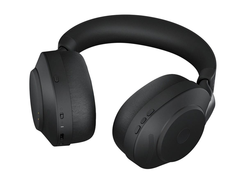Jabra evolve2 85 uc stereo wireless headset bluetooth link 390c USB-c hybrid anc 10-mic busylight charging stand black-null