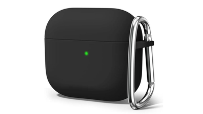 Black AirPods 4 silicone case, , medium