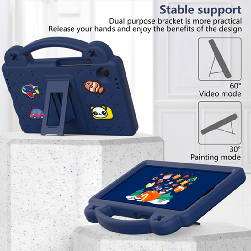 Kids protective shockproof case samsung tab a9 x110 x115 8.7inch navy blue, , medium-null