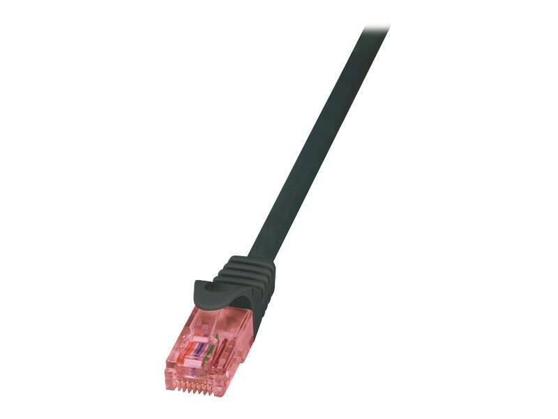 Logilink primeline - patch cable - rj-45 (m) to rj-45 (m) - 3 m - sftp, pimf - cat 6a - halogen-free - black-null