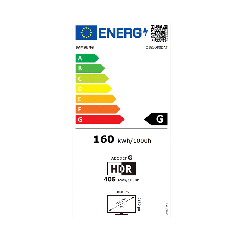 Samsung qe85q80da 85" 4k ultra HD QLED image number null