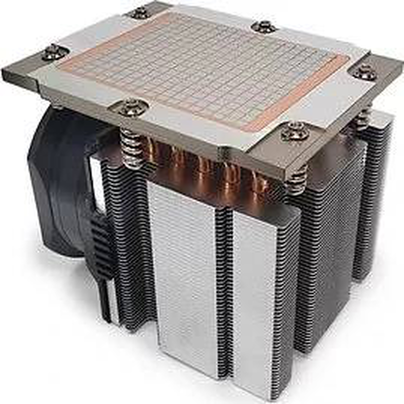 Dynatron j12 3u active CPU cooler socket sp5 AMD epyc Genoa copper heat pipes 80mm pwm fan server-null