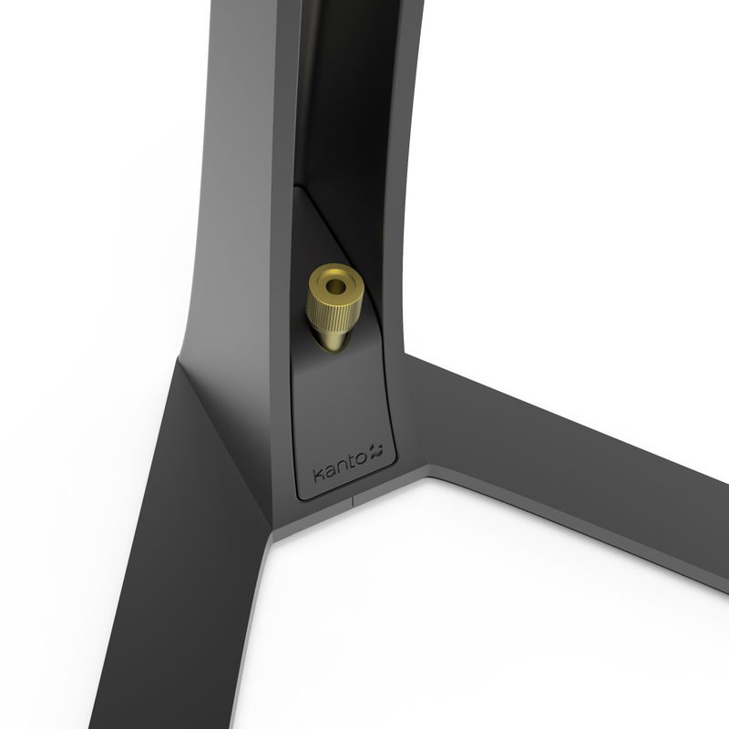 Kanto h3 universal desktop headset stand with silicone padding and adapter holder-null