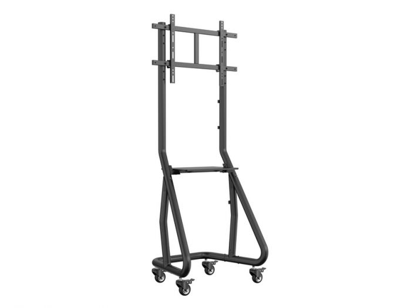 Equip heavy-duty TV trolley (standalone) 1.7m high w/shelf holds one 37" to 80" TV max 80kgr-null
