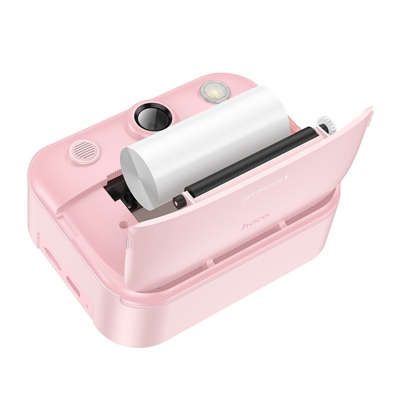 Hoco dv204 dual kits instant print camera pink, , medium-null