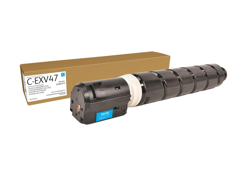 Everyday / cyan / compatible / remanufactured / toner cartridge (alternative for: canon 8517b002, canon c-exv47) / green world alliance return programme, , medium-null