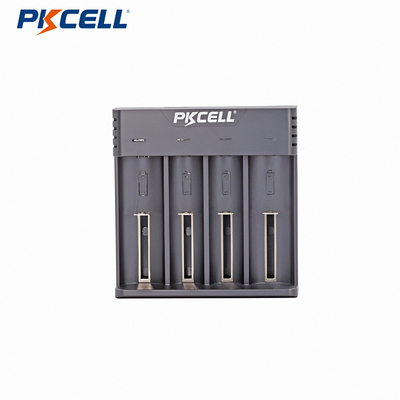 Pkcell USB φορτιστής 4 μπαταριών li-ion μεγέθους 18650/16340