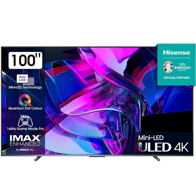 Product image: Hisense 100" 4k QLED mini led 100u7kq TV, , medium-null