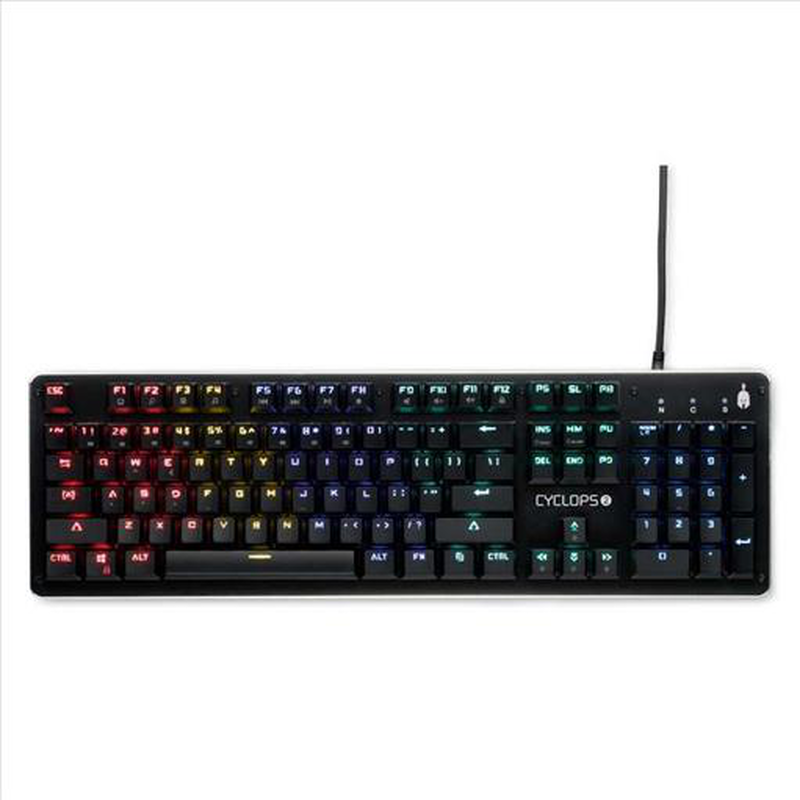 Spartan gear cyclops 2 wired mechanical gaming keyboard, , medium-null