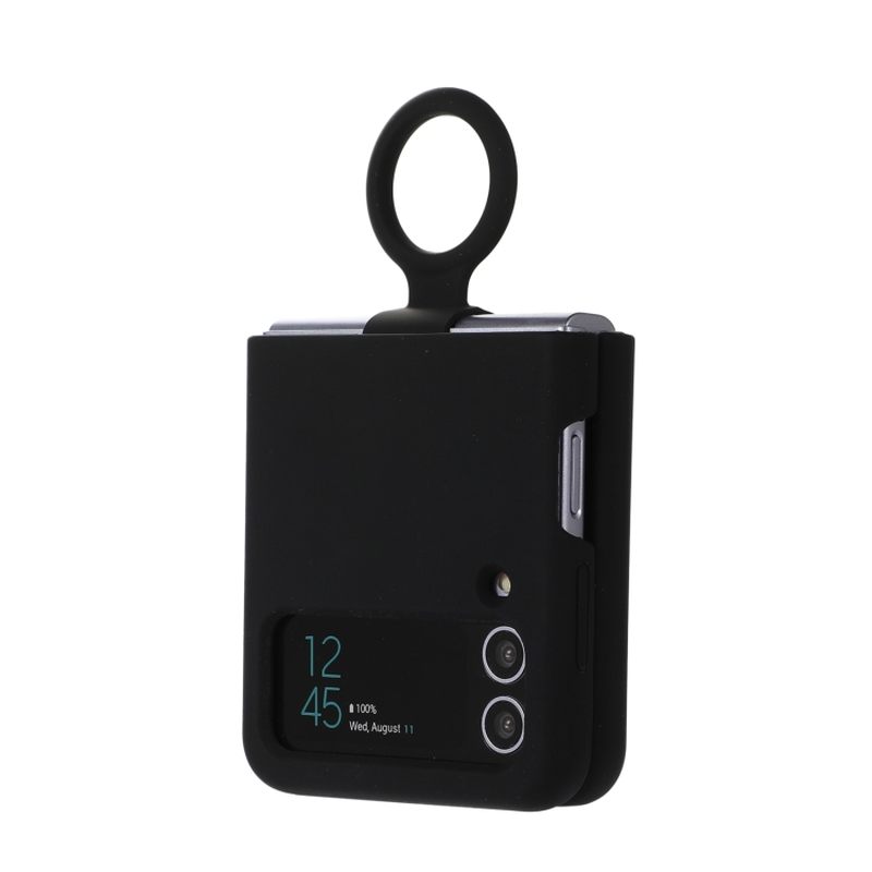 Samsung cover with ring for z flip 3 5G black, , medium-null