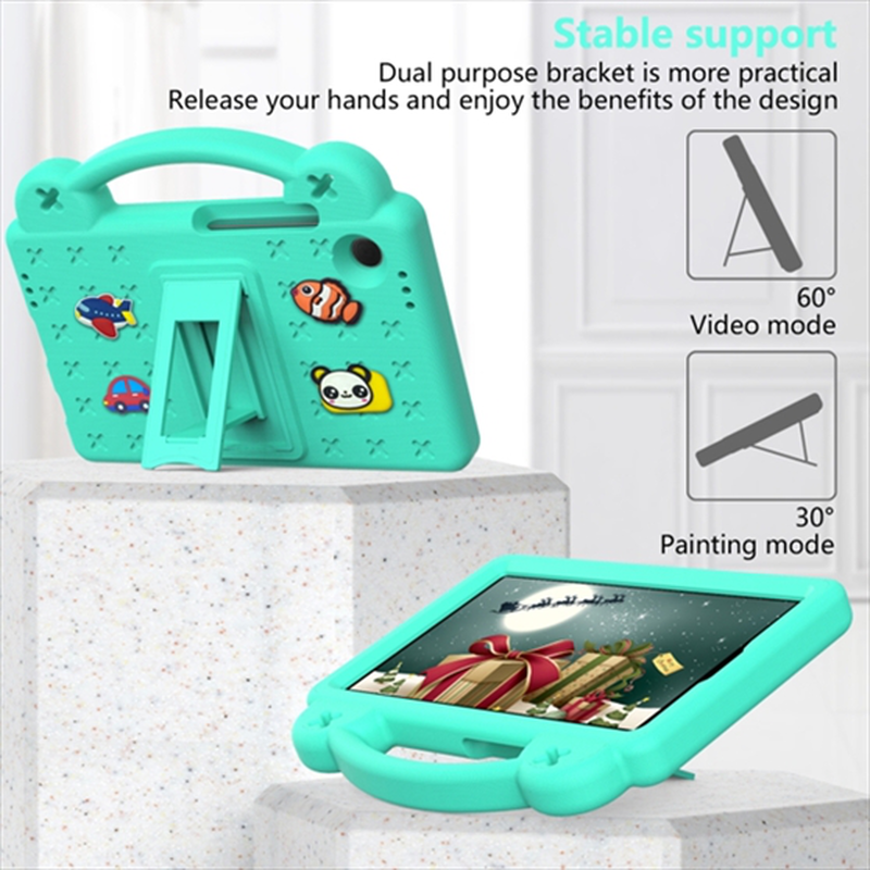 Kids protective shockproof case samsung tab a9 a11 x110 x115 x130 x135 8.7inch green, , medium-null