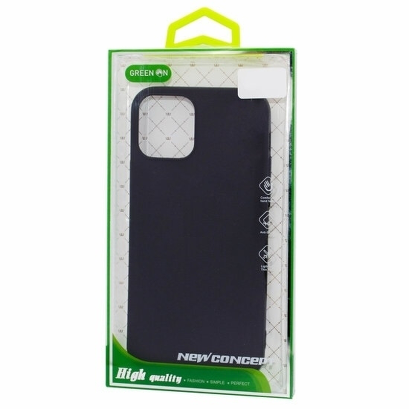 Product image: Samsung s24 fe green on silicon TPU case black-null