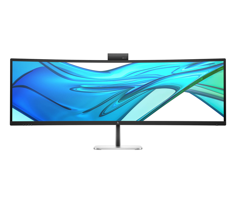 Hp series 5 pro 549pm 49" curved dqhd conferencing monitor 5120x1440 ips webcam speakers mic USB-c kvm black-null