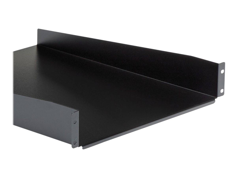 Startech.com 2u fixed server rack mount shelf, 22in deep steel universal cantilever tray for 19" av/data/network equipment rack with cage nuts & screws, 50lbs weight capacity, 22" deep, , medium-null
