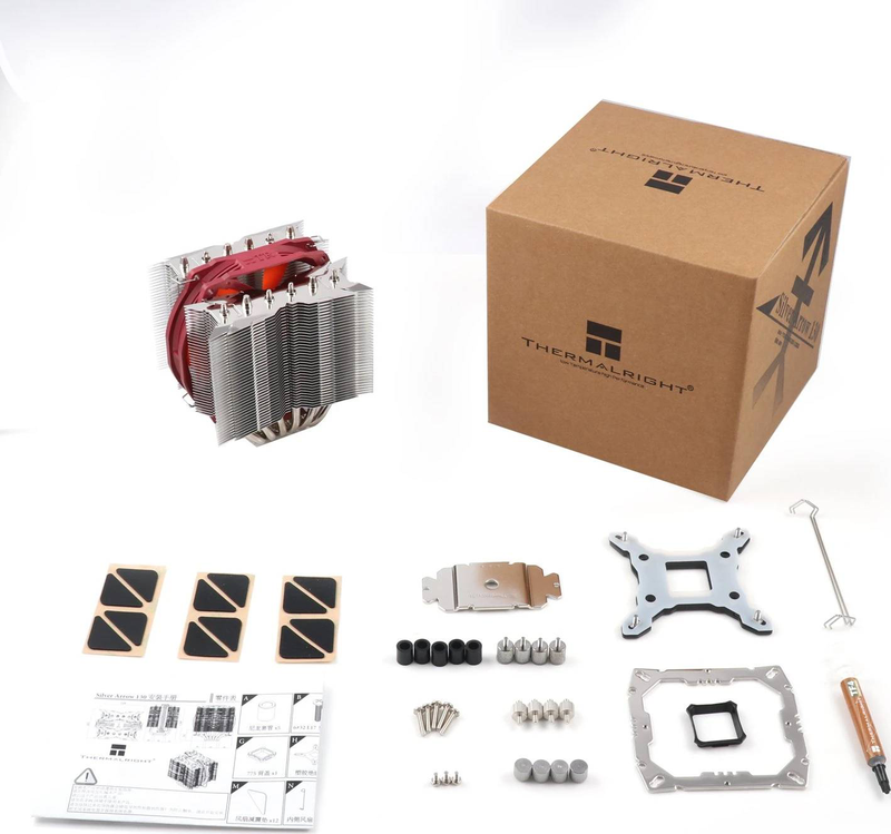 Thermalright silver arrow 130 single-tower CPU Air cooler, 6 heatpipes, 130mm ty-127bp pwm fan, itx-friendly-null
