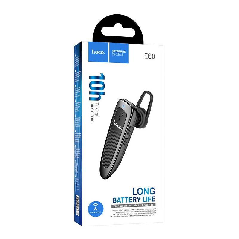 Hoco e60 brightness business bt headset, , medium-null
