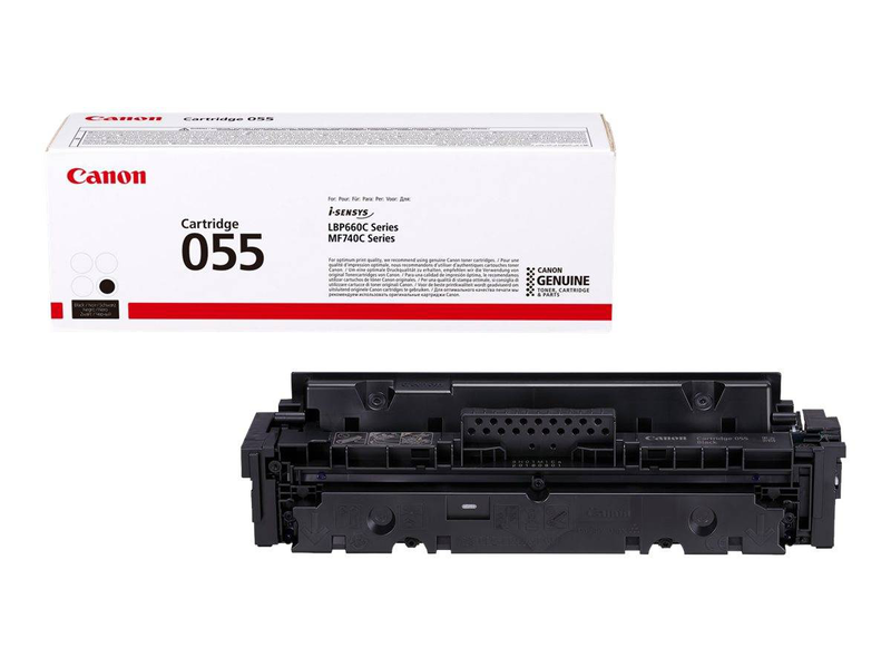 Canon 055 / black / original / toner cartridge / for imageclass lbp664, mf745; i-sensys lbp663, lbp664, mf742, mf744, mf746; satera lbp662, , medium-null