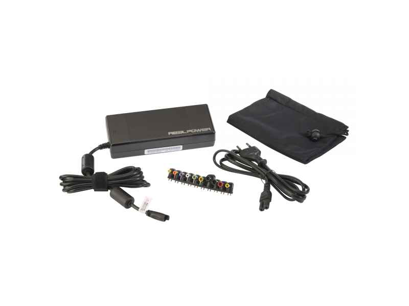 Realpower una-40 - power adapter - ac 100-240 v - 40 watt, , medium-null