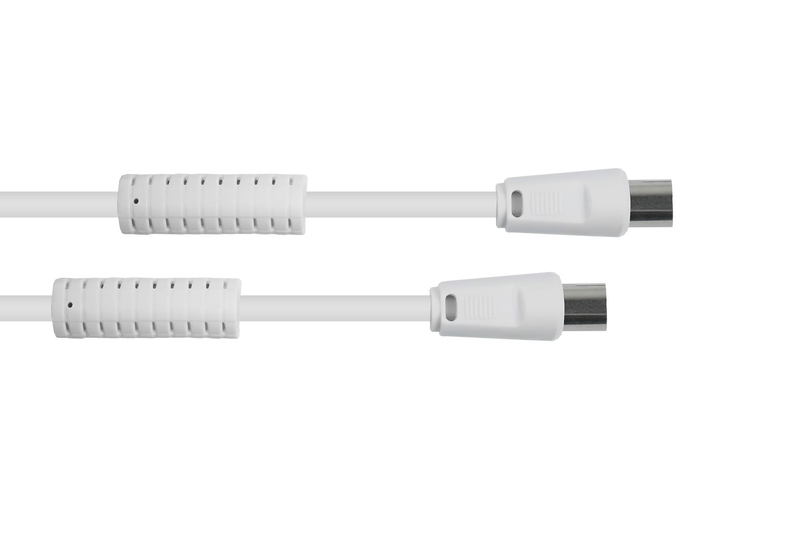 Good connections / antenna cable / iec connector female to iec connector male / 2 m / double shielded, , medium-null