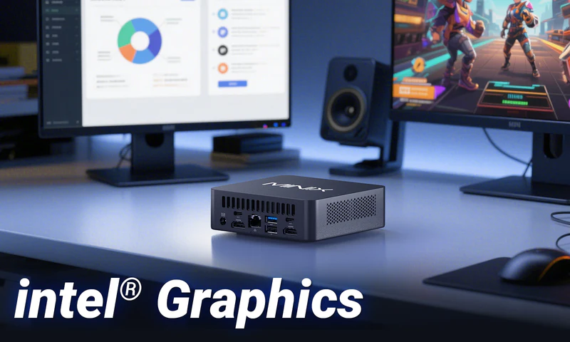 Minix mini pc Intel Core 3 n355 16GB ddr5, 512GB SSD, triple display win 11 pro nuc355, , medium-null