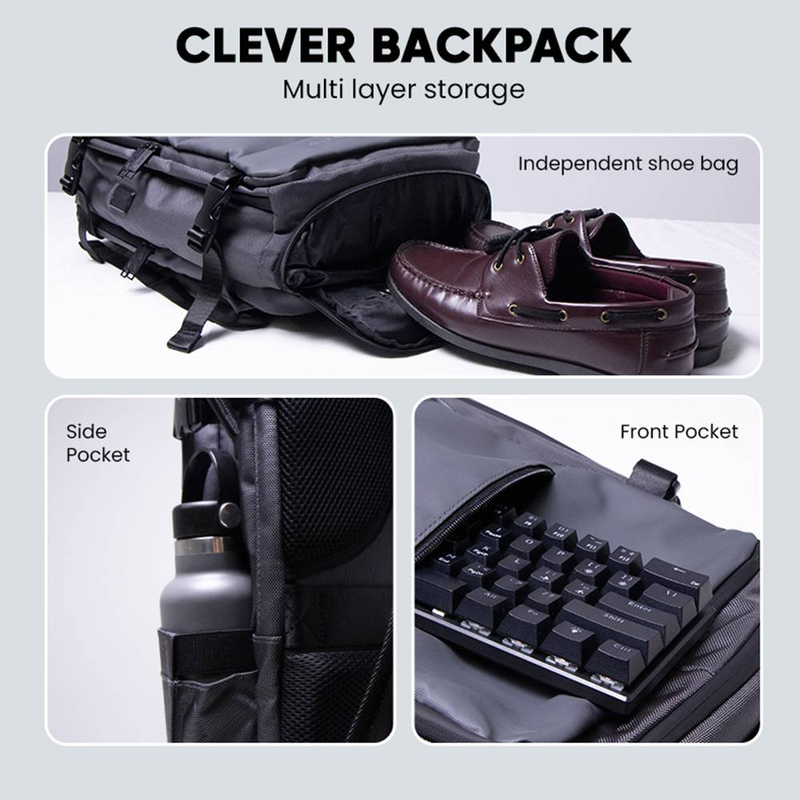 Armaggeddon gaming bag with lock, USB-c, splashproof nomad-15 carbon, , medium-null