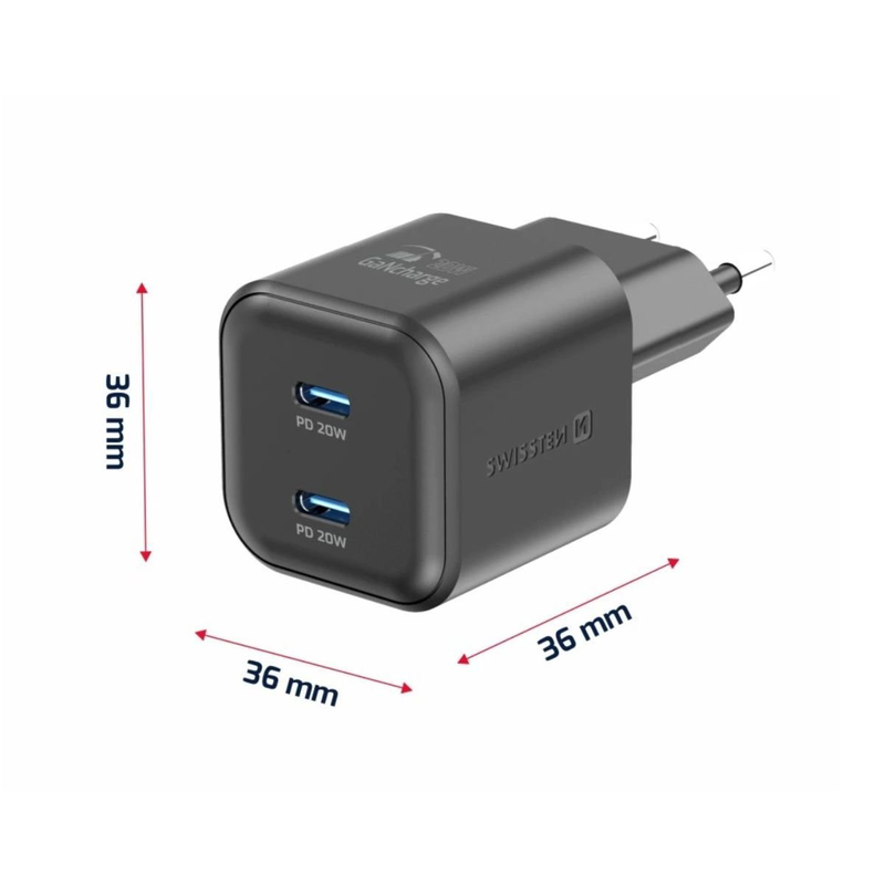 Swissten gan &tau;&alpha;&xi;&iota;&delta;&iota;&omega;&tau;&iota;&kappa;ό&sigmaf; &phi;&omicron;&rho;&tau;&iota;&sigma;&tau;ή&sigmaf; 20w &mu;&epsilon; 2x USB-c & power delivery 22070510 &mu;&alpha;ύ&rho;&omicron;, , medium-null