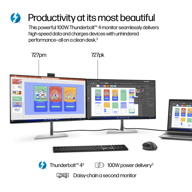 Hp series 7 pro 727pk 27" monitor ips hdr400 3840x2160, , medium-null