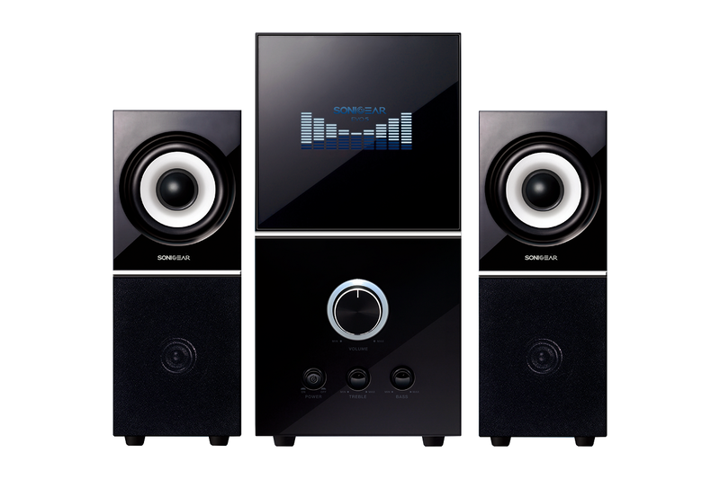 Sonicgear evo5 pro btmi 2.1 audio system 36w rms with bluetooth, fm radio, USB & sd card, , medium-null