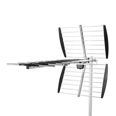 Outdoor TV antenna lte 700 max. 14 db gain uhf: 470 - 694 mhz 15 components