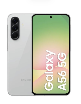 Samsung galaxy a56 mobile phone 5G (8GB/128GB), Light Grey, medium