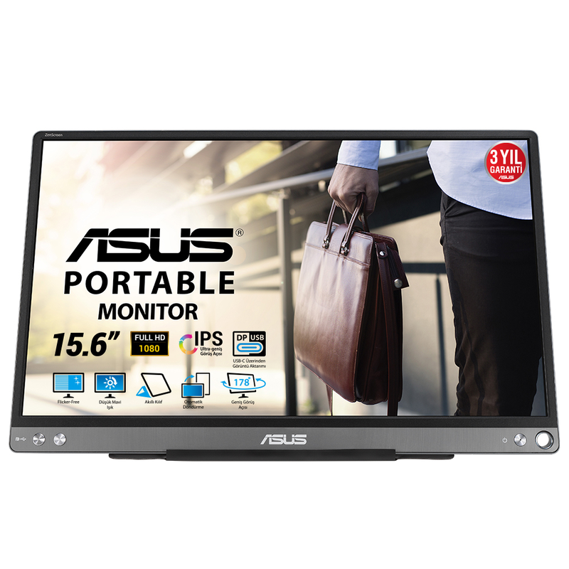 Asus zenscreen mb16ace 15.6" &omicron;&theta;ό&nu;&eta; ips 70hz 1920x1080-null