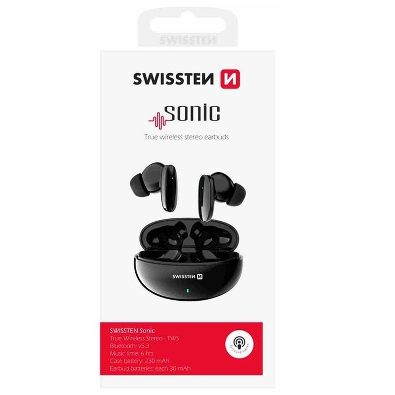 Swissten wireless earbuds sonic, , medium-null