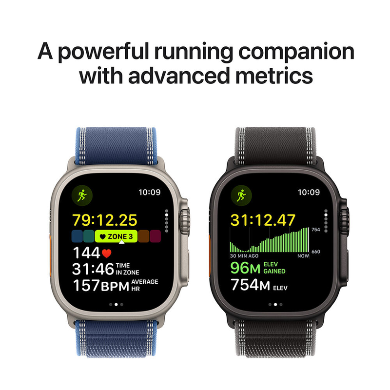 Apple watch ultra 3 GPS + cellular 49mm titanium case with titanium milanese loop - s-null