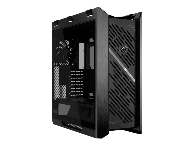 Asus rog strix helios II gx601s mid tower pc case e-atx dual tempered glass 4x 140mm pwm fans USB-c Gen2x2 black-null