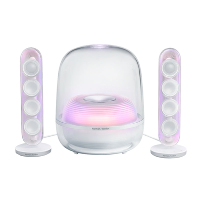 Harman kardon soundsticks 5 wireless speaker bluetooth with HDMI, White, medium