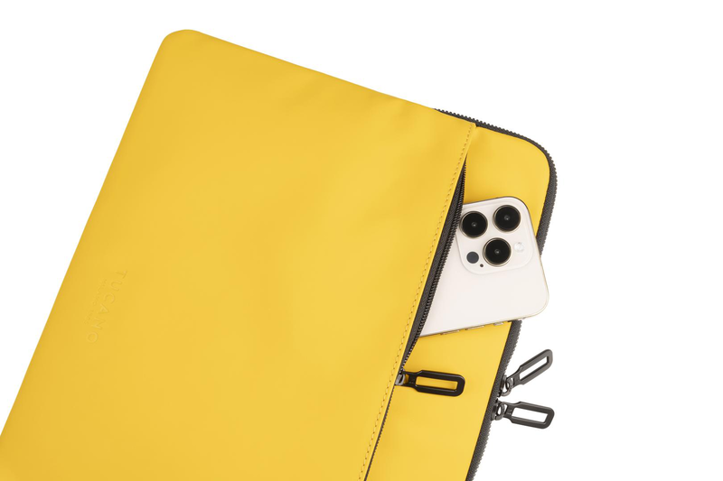 Tucano gommo - notebook sleeve - 13" - 14" - yellow-null