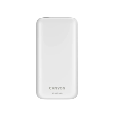 Canyon power bank 30000mAh 20w with 2 USB-a and Type-C ports quick charge 3.0, , medium