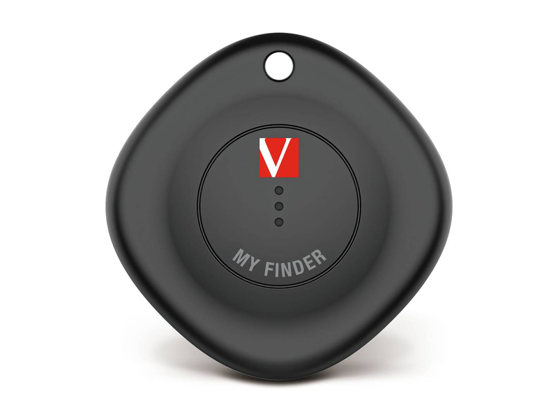 Verbatim my finder myf-02 bluetooth item finder 2-pack black/white  / apple find my app on iPhone, ipad, and mac, , medium-null
