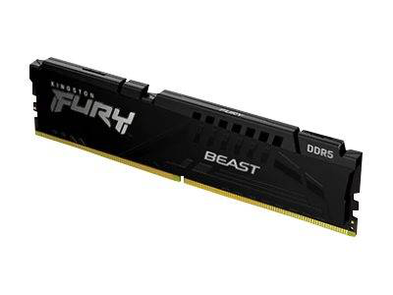 16GB (2x8GB) ddr5 5200mhz kingston fury beast memory kit black (kf552c40bbk2-16)-null