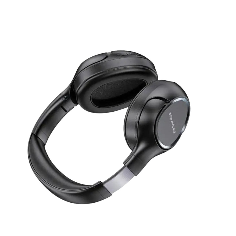 Awei a770bl wireless headphones bluetooth/3.5mm with 15 operating hrs black, , medium-null