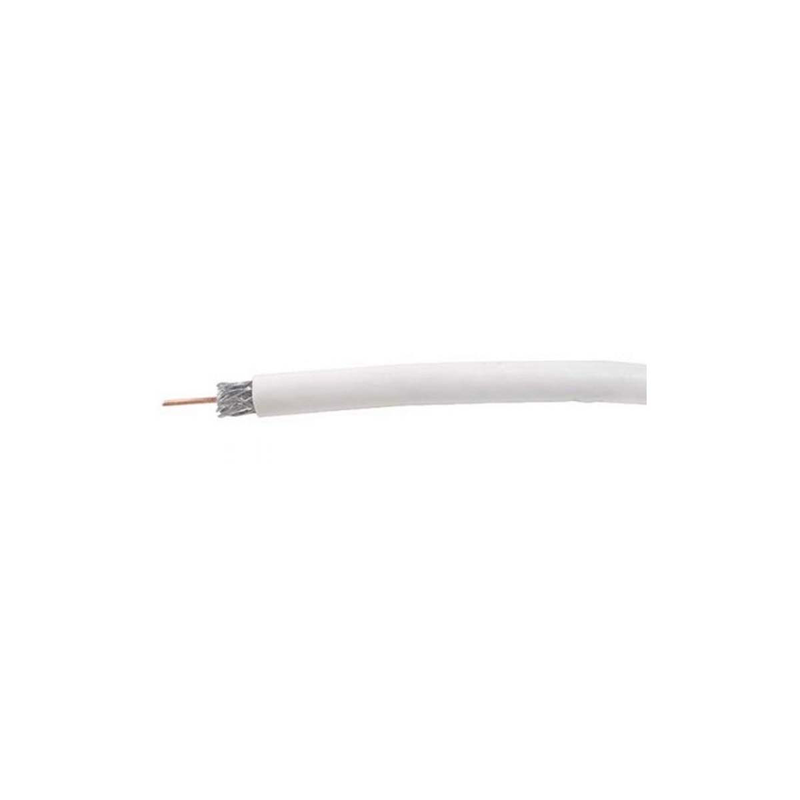 Antenna cable rg-6u white / m-null
