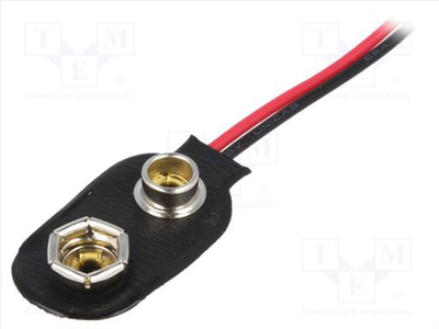 6f22 -9v battery connector / snap x2pcs, , medium