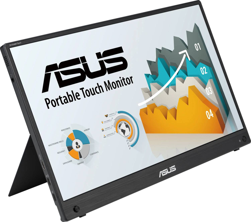 Asus zenscreen touch mb16amtr 15.6 inch portable monitor full HD 1920x1080 ips 10-point touch battery USB-c gray-null