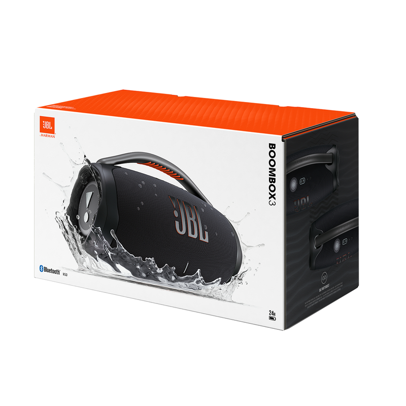 Jbl boombox 3 portable bluetooth speaker up to 24 hours-null