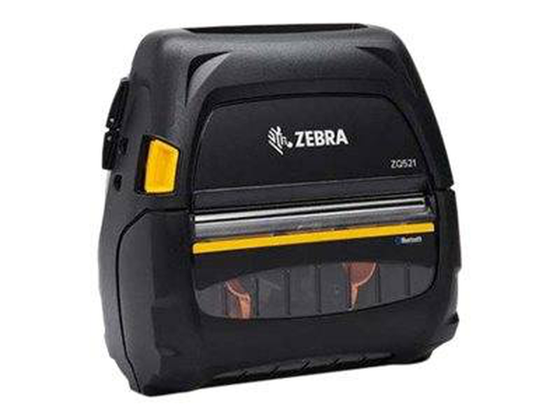 Zebra zq521 zq52-buw100e-00 4-inch mobile direct thermal label printer 203 dpi linerless Wi-Fi bluetooth rugged black-null