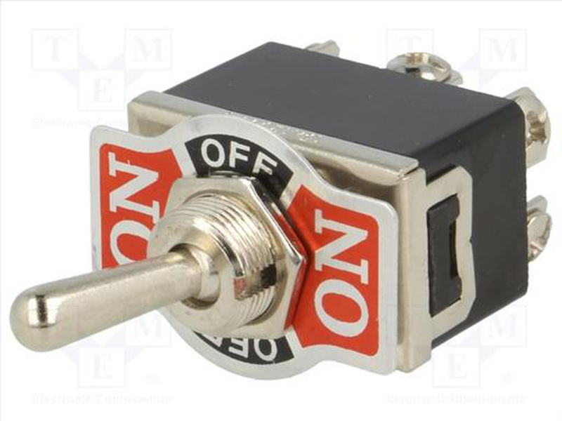 Switch toggle on-off-on 10a/250vac, , medium-null